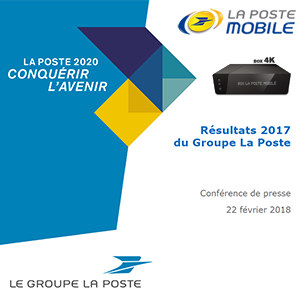 Résultats La Poste Mobile : 1,38 million de lignes à fin 2017