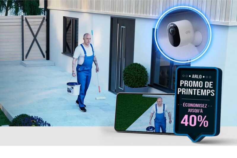 caméras arlo à petit prix pour le printemps