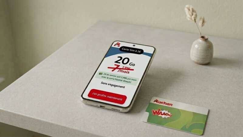 De nouvelles promos auchan télécom grâce à la carte de fidélité