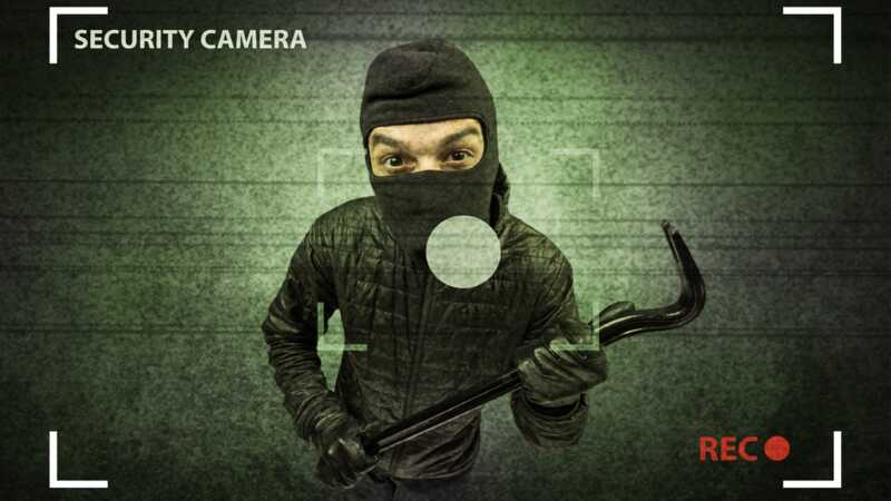 voleur caméra surveillance