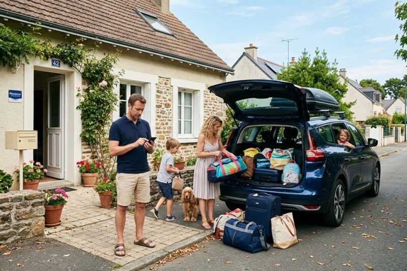 alarme départ en vacances