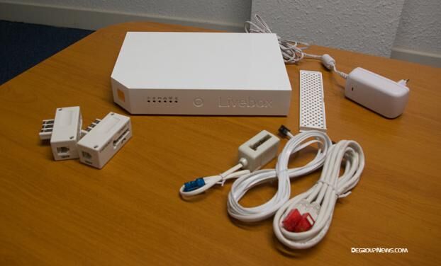 Contenu du pack Livebox 2