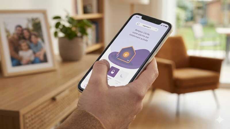nexecur application maison