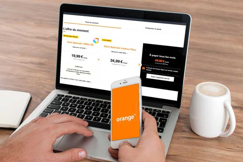 Orange propose un pack box+mobile