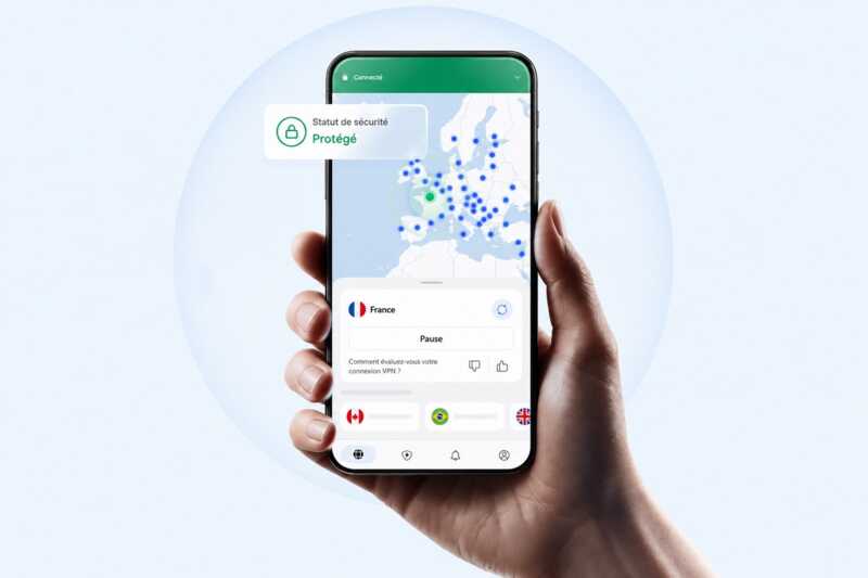 Smartphone NordVPN