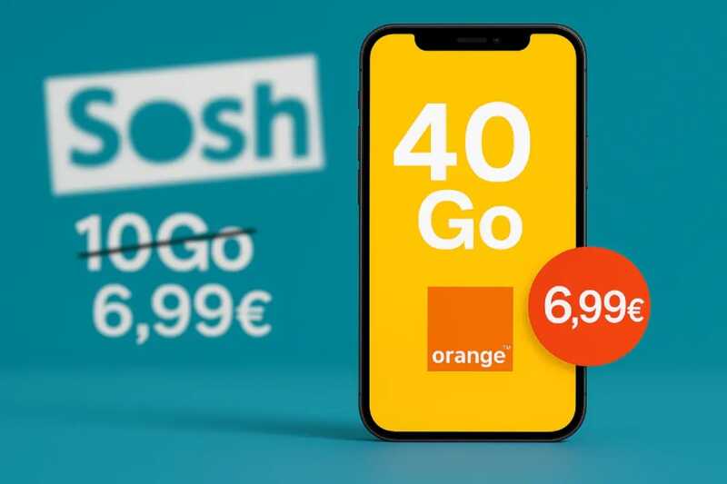 Réseau Orange : pourquoi aller chez Sosh alors que cet opérateur vous offre quatre fois plus de gigas pour le même prix ?