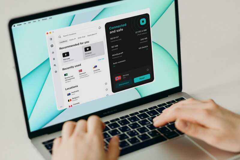 Surfshark sur macbook