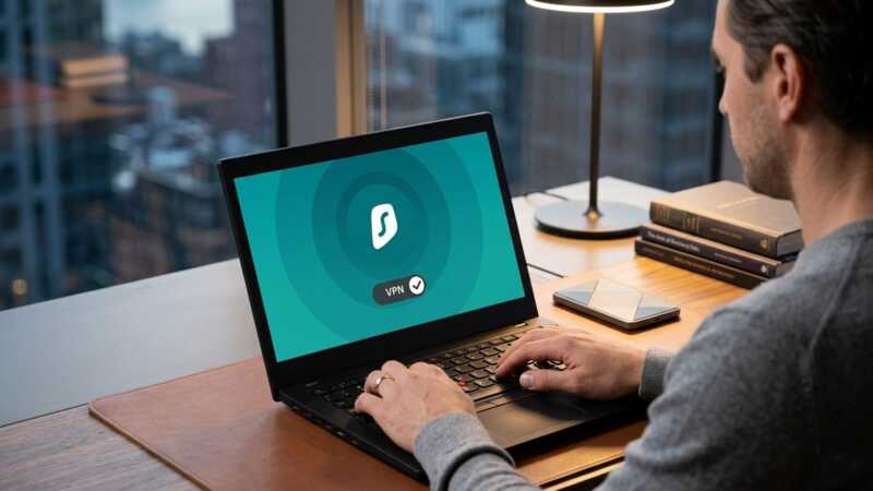 Surfshark sur portable