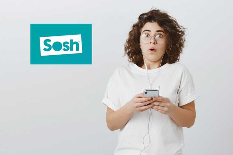 Sosh propose deux forfaits à moins de 10€/mois.