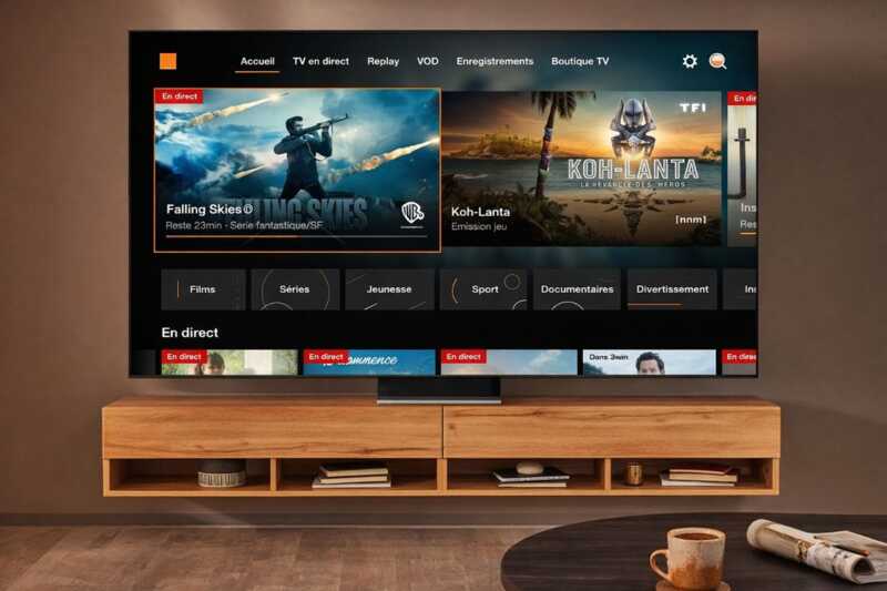 Orange propose une Smart TV à prix cassé avec une formule box fibre + télévision.