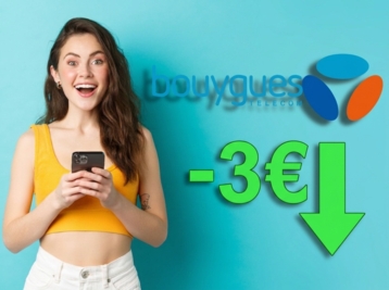 Avec cette offre fibre B&YOU, vous bénéficiez d'une remise de 3€ sur votre votre forfait 5G