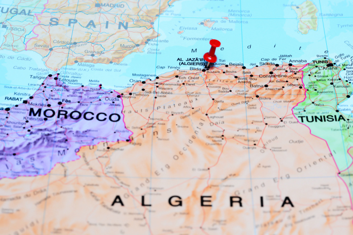 Carte Algerie