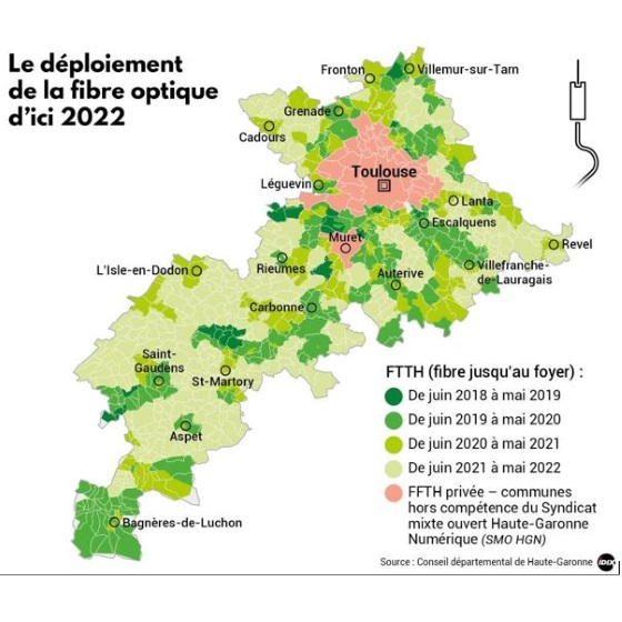 La Haute-Garonne signe sa DSP « 100% fibre » avec Altitude Infrastructure