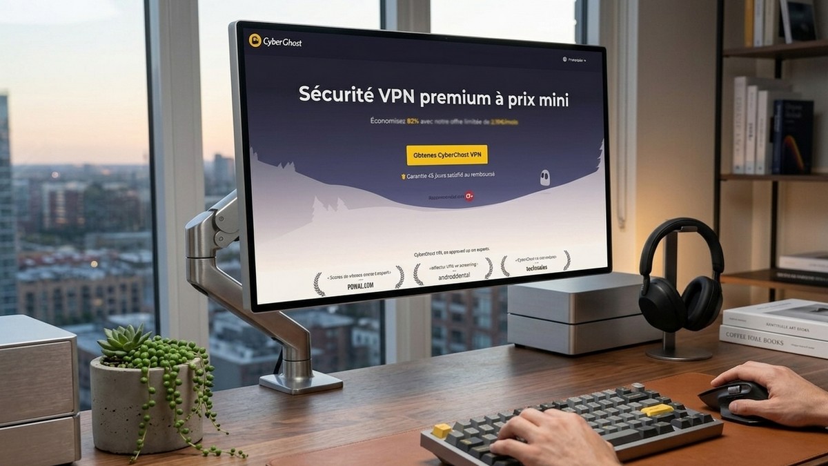     VPN : à seulement 1,57€, CyberGhost est de loin le moins cher actuellement
