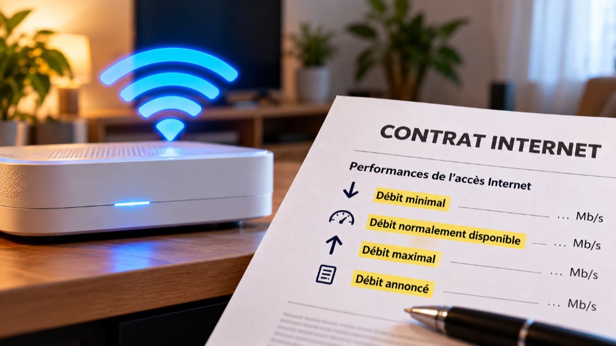 Votre box affiche un débit maximal. Mais que doit préciser votre contrat ?