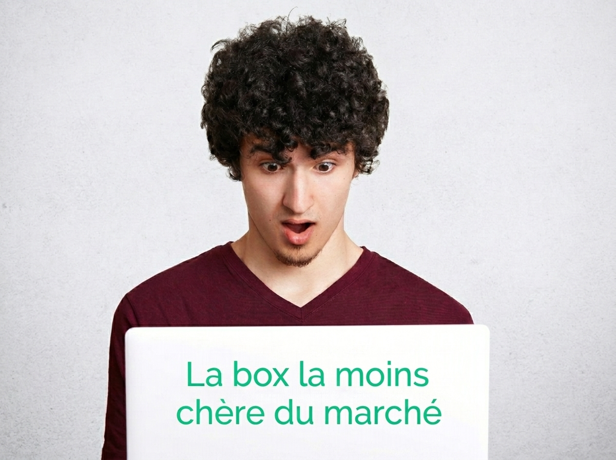     À la recherche de l'offre internet la moins chère ? C'est la RED Box et elle coûte seulement 22,99€
