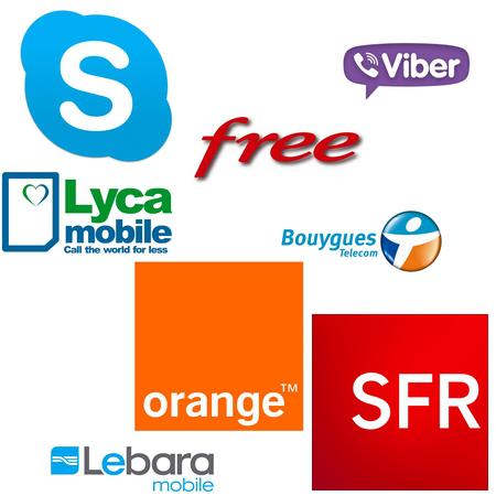 Logos opérateurs mobiles