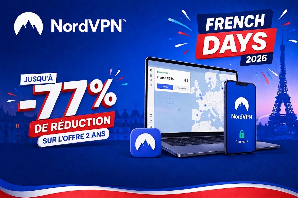     French Days : NordVPN fracasse ses prix avec une offre à -77% (durée limitée)
