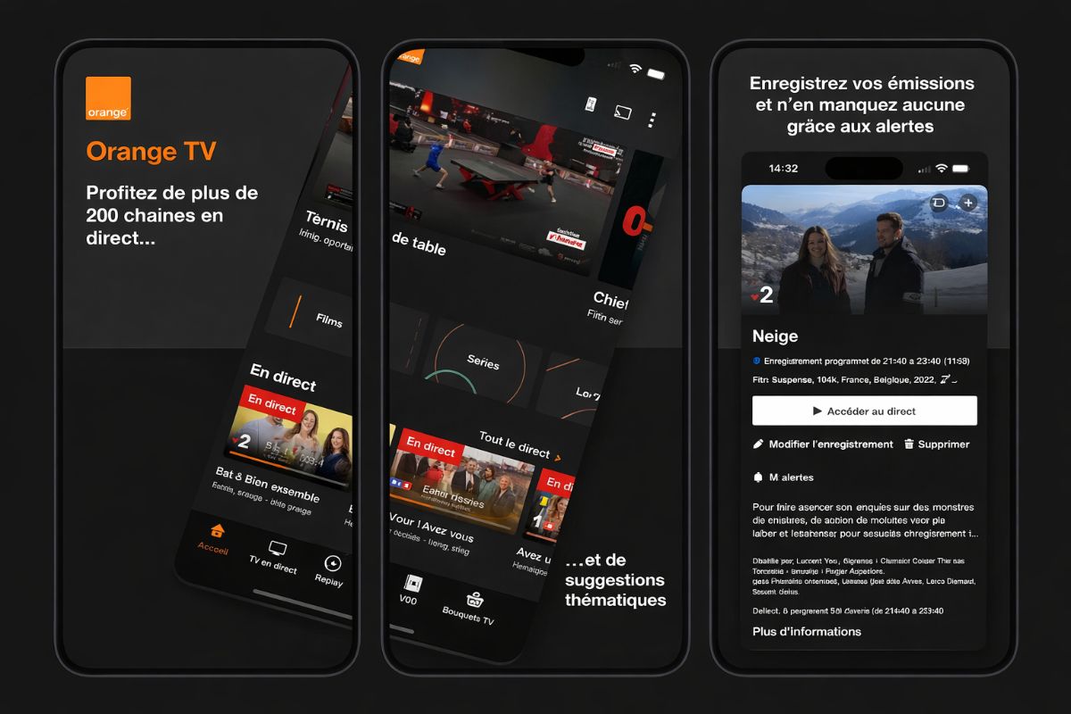     Orange repense complètement son application TV (mais une fonctionnalité très pratique a disparu)
