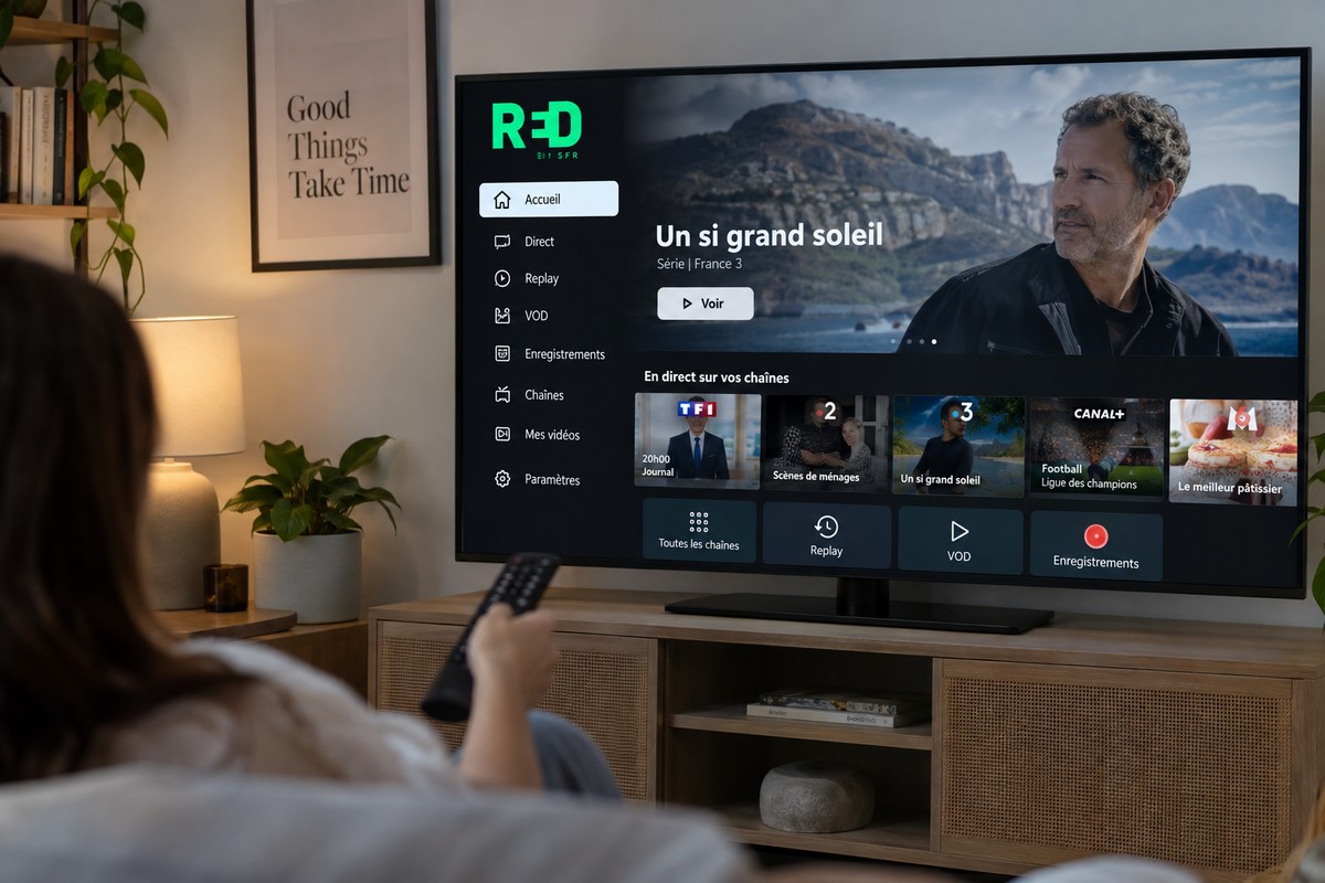 RED transforme enfin les Smart TV en second décodeur... mais fait toujours payer 3€/mois