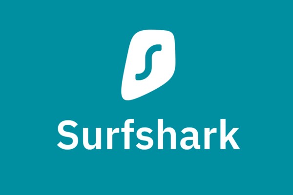 Logo de Surfshark en 600 pixels de large