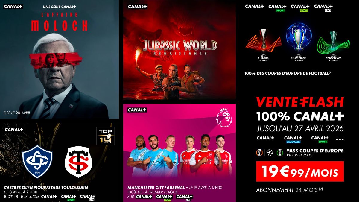     Vente flash Canal+ : cette offre mythique à moins de 20€ est de retour (mais pas pour longtemps)
